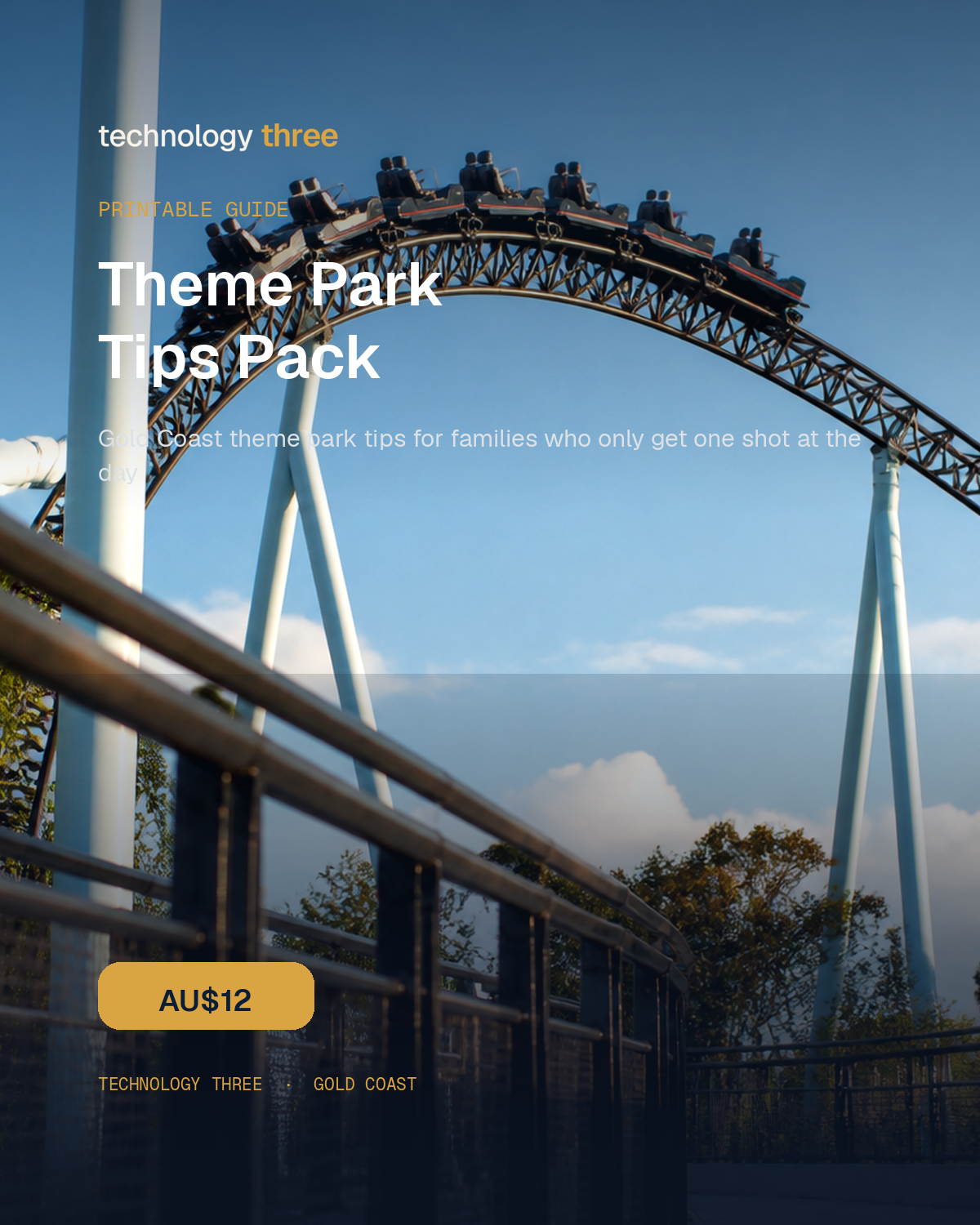 Gold Coast Theme Park Tips Pack cover